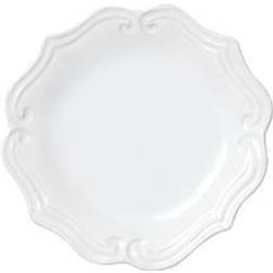 Vietri Incanto Baroque Stoneware White Assiette