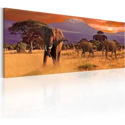 Arkiio March of african elephants 120x40 Tavla