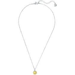 Swarovski November Birthstone Pendant Necklace - Silver/Transparent/Yellow