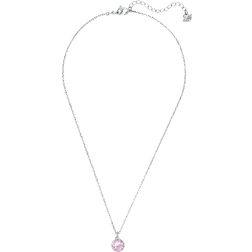 Swarovski June Birthstone Pendant Necklace - Silver/Transparent/Pink