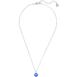 Swarovski September Birthstone Pendant Necklace - Silver/Transparent/Blue