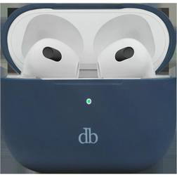 dbramante1928 Funda de Silicona Reciclada Para Airpods 3 Azul Pacífico