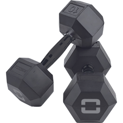 Toorx Hexagon Rubber Dumbbell 35 Kg