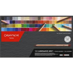 Caran d’Ache Luminance Colored Pencils 100pcs + 2 Blender