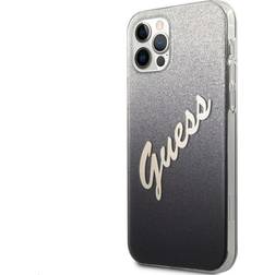 Guess Glitter Gradient Script Case for iPhone 12/12 Pro