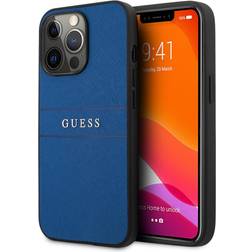 Guess Kotelo GUHCP13LPSASBBL iPhone 13 Pro Saffiano Hihna