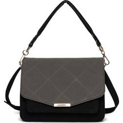 Noella Blanca Multi Compartment Bag - Dark Grey/Black