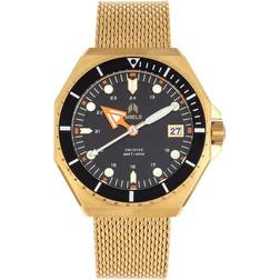 Shield SLDSH103-5 Marius Bracelet Diver w/Date Gold/Black