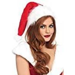 Leg Avenue Traditional Santa Hat Red One-Size