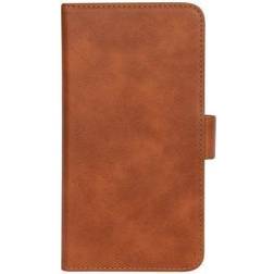 Essentials Wallet Detachable Flipomslag til mobiltelefon polyurethan lysebrun for Apple iPhone XR