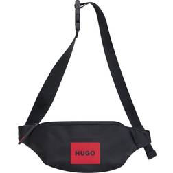 HUGO BOSS 'Eton Red' Label Bumbag Black