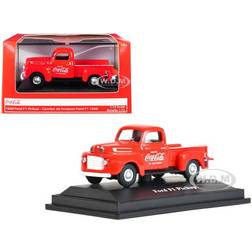 1948 Ford F1 Pickup Truck Coca-Cola Red 1/72 Diecast Model Car By Motorcity Classics 472001