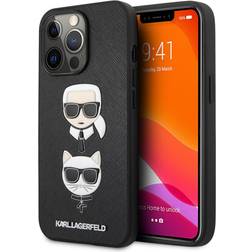 Karl Lagerfeld iPhone 13 Pro Cover Saffiano Sort