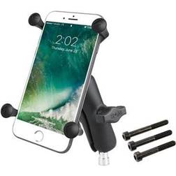 RAM Mounts Pack complet de support de smartphones bras medium fixation pontet de guidon X-Grip Noir