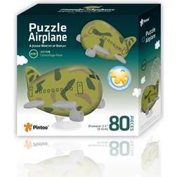 Pintoo Camouflage Airplane 80 Pieces