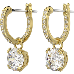 Swarovski Constella Drop Earrings - Gold/Transparent