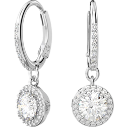 Swarovski Constella Drop Earrings - Silver/Transparent