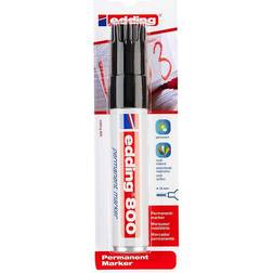 Edding 800 4-800-1-1001 Permanent marker Black waterproof: Yes