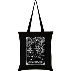 Deadly Tarot The Werewolf Tote Bag (One Size) (Black/White)