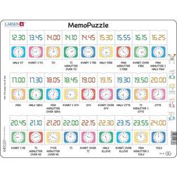 Larsen Puslespil Memo Klokken 54 brikker