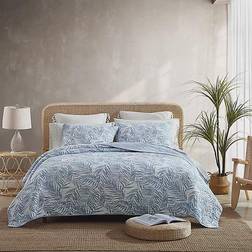 Tommy Bahama Palmday Canal Quilts Blue (228.6x228.6cm)