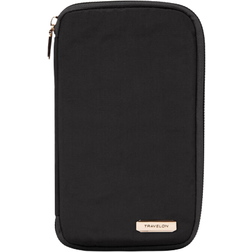 Travelon RFID Blocking Family Passport Zip Wallet - Black