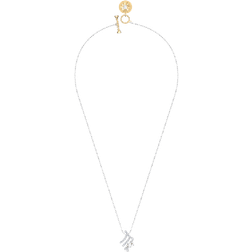 Swarovski Virgo Zodiac II Pendant Necklace - Silver/Transparent