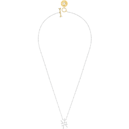 Swarovski Pisces Zodiac II Pendant Necklace - Silver/Transparent