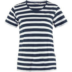 Tierra Hempy Striped Tee - Eclipse Blue/White