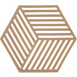 Zone Denmark Hexagon Dark Camel Sous-plat