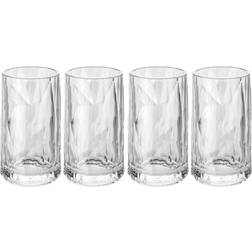 Koziol Club No. 7 À Schnaps Plastique 4 cl Lot De 4 Cristal Transparent Verre