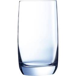 6 Verres À Jus Et Soda 33 cl Vigne - Cristallin À Fond Lourd Ultra Transparent Verre