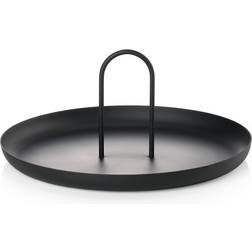 Zone Denmark Bandeja con asa Singles Ø30 cm Black Bandejade servicio 30cm