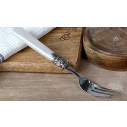 Chic Antique Set/12 Antik Pärlemor Dessertgaffel