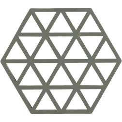 Zone Denmark Triangles Bred Olive Taupe Gryteunderlag