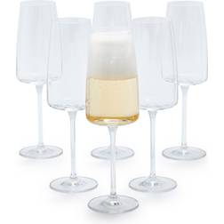 Schott Zwiesel Sensa 6-Piece Flute Set Clear Copas de Champán