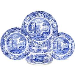 Spode Blue Italian 5-Piece Dinnerware Set Service de Table