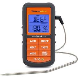 ThermoPro Tp-06 Digital Cooking Thermometer In Orange Orange Meat Thermometer