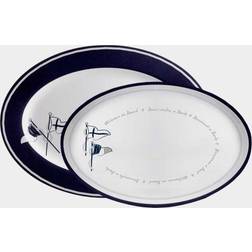 Marine Business Welcome On Board Serveringsfade 30x22 35x25 cm 2 stk Serveringsbakke