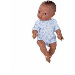 Berjuan Baby dukke Newborn Afrikansk kvinde (30 cm)