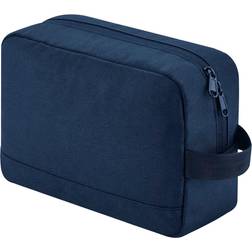 BagBase Essential Recycled Toiletry Bag (One Size) (Navy Blue)