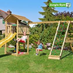 Nordic Play Playtower Jungle Gym Cottage Complete incl Climb Module X'tra & Slide