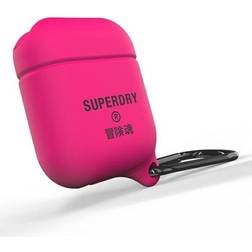 Superdry Wasserdichte Schutzhülle für AirPods 1/2 in Pink
