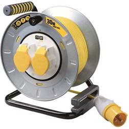 Masterplug Pro XT Metal Cable Reel 110 Volt 30m