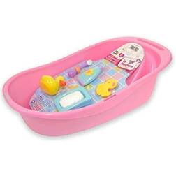 Jc Toys for Keeps! Newborn Bath 7 Bath Accessories Set for Dolls up To 16 inch