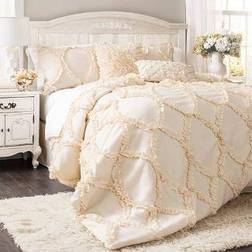 Lush Decor Avon Sängöverkast Beige (243.84x233.68cm)