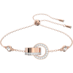 Swarovski Hollow Bracelet - Rose Gold/Transparent