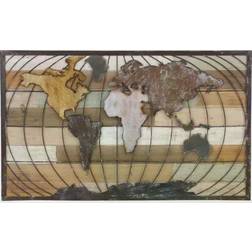 Marco Metal World Map Wall Decor 100.3x61cm