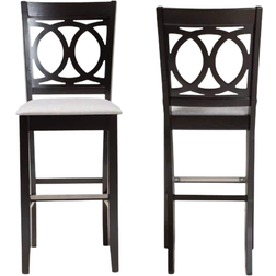 Baxton Studio Carson Bar Stool 120.9cm 2pcs
