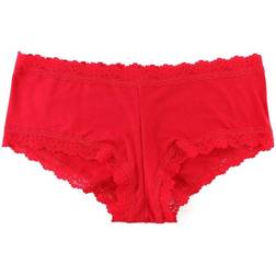 Hanky Panky Supima Cotton Boyshort - Red